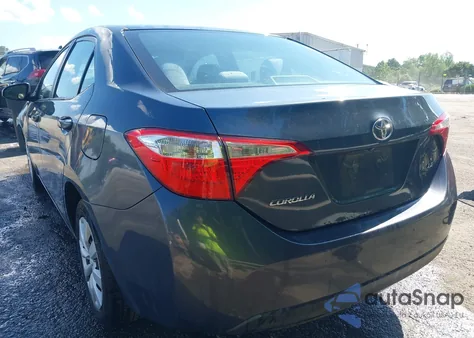 2016 Toyota Corolla Le z USA, uszkodzony, nr VIN 2T1BURHE4GC631268